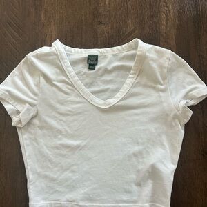 Wild Fable Classic White V-Neck Tee